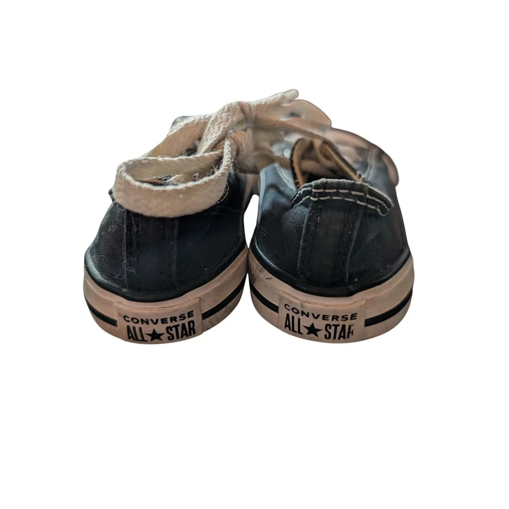 Converse Chuck Taylor All Star Kids Size 6 Black Fair Low Top Canvas Sneakers